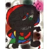 MIRO Joan - Lithographie originale "Composition VI" 32x24cm - 1977