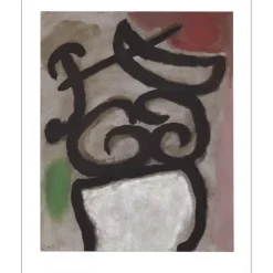 MIRO Joan - Lithographie "Composition 13, Femme assise" 56x45cm - 1965
