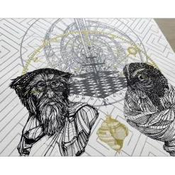 MONKEYBIRD - Sérigraphie originale "Avant propos" 65x50cm - 2016
