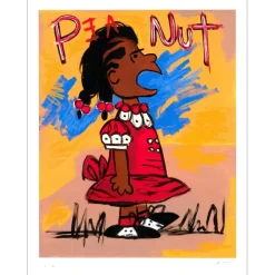 MOORE Robert (b. Robert Moore) - Lithographie (tirage pigmentaire) "Lil' Ms. Brown" 61x45cm 2022
