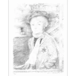 MORETTI Lucien Philippe - Lithographie originale "L'enfant juif - Etat I" 54x38cm