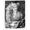 MORETTI Lucien Philippe - Lithographie originale "Le musiciens" 54x38cm