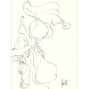 MORETTI Raymond - Dessin original à l'encre "Composition PT02" 42x30cm