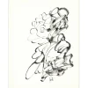 MORETTI Raymond - Dessin original à l'encre "Composition GD04" 65x50cm