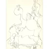 MORETTI Raymond - Dessin original à l'encre "Composition PT03" 42x30cm