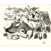 MORETTI Raymond - Dessin original à l'encre "Composition GD13" 50x65cm