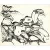 MORETTI Raymond - Dessin original à l'encre "Composition GD15" 50x65cm