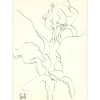 MORETTI Raymond - Dessin original à l'encre "Composition PT04" 42x30cm