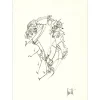 MORETTI Raymond - Dessin original à l'encre "Composition PT06" 42x30cm