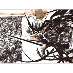 MORETTI Raymond - Lithographie originale "Composition 11"  52x75cm - 1982