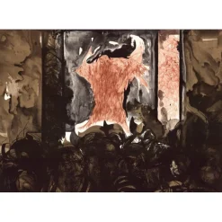 MORETTI Raymond - Lithographie originale "Composition 08"  52x75cm - 1982