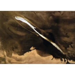 MORETTI Raymond - Lithographie originale "L'Homme de la Mancha 12"  43x64cm - 1985