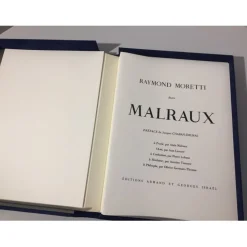 MORETTI Raymond - Raymond Moretti illustre Malraux - Illustré de 8 lithographies originales et 12 dessins reproduits en noir - 1