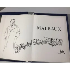 MORETTI Raymond - Raymond Moretti illustre Malraux - Illustré de 8 lithographies originales et 12 dessins reproduits en noir - 1