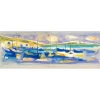MOULY Marcel - Lithographie originale "Le port de Mykonos" 15x43cm