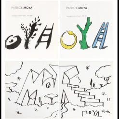 MOYA Patrick - Catalogue Raisonné (2 volumes) + Dessin original à l'encre