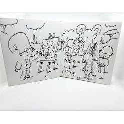 MOYA Patrick - Catalogue Raisonné (2 volumes) + Dessin original à l'encre