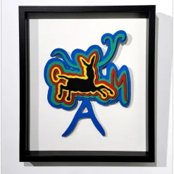 MOYA Patrick - Sculpture originale "Mulet Moya" - 1998 - 53x45cm