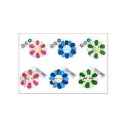 MURAKAMI Takashi - Porte-clés en peluche Motif fleur 7,6 cm - Bleu - 2022