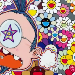 MURAKAMI Takashi - Sérigraphie "The Artist's Agony and Ecstasy" 72x72cm - 2012