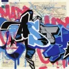 NASTY - Sérigraphie originale "Grand Plan de Metro, Paris" 65x65cm - 2016
