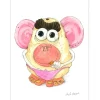OH MAMIE! - Dessin original "M. Potato Slip" 40x30cm