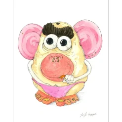 OH MAMIE! - Dessin original "M. Potato Slip" 40x30cm