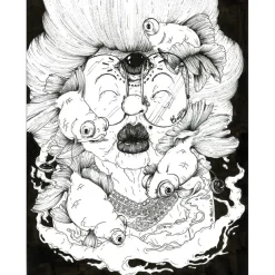 OH MAMIE! - Dessin original "Ernestine" 39x30cm