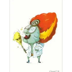 OH MAMIE! - Sérigraphie originale "Mamie Stein" 50x35cm