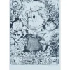 OH MAMIE! - Sérigraphie originale "SWIMMING POULETTES" 46x32cm