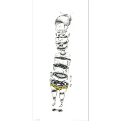 OH MAMIE! - Sérigraphie originale "BATMAMIE" 45x20cm