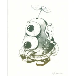 OH MAMIE! - Sérigraphie originale "M. Pomme de terre" 40x30cm