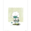 OH MAMIE! - Sérigraphie originale "MAMIE MOBY" 36x27cm