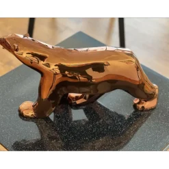 ORLINSKI Richard - Sculpture originale "Le choc des titans" Bronze - 45cm