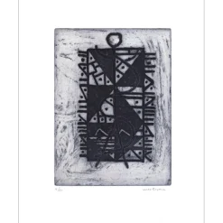 PAPART Max - Gravure originale "Andreï ROUBLEV" 41x33cm - 1973