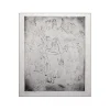 PASCIN Jules - Gravure originale    "La Cruche Cassée" 45x32cm
