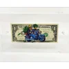 PAZBLANDINA - Dessin original sur Dollar $ "Homer Simpson" 6,6x15,6cm - 2025