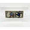 PAZBLANDINA - Dessin original sur Dollar $ "Tintin et Capitaine Haddock" 6,6x15,6cm - 2025