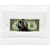 PAZBLANDINA - Dessin original sur Dollar $ "Banksy" 6,6x15,6cm - 2024