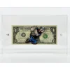 PAZBLANDINA - Dessin original Recto/Verso sur Dollar $ "Popeye" 6,6x15,6cm - 2024