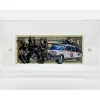 PAZBLANDINA - Dessin original Recto/Verso sur Dollar $ "Ghostbusters" 6,6x15,6cm - 2024