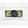 PAZBLANDINA - Dessin original sur Dollar $ "Picsou et le coffre-fort" 6,6x15,6cm - 2025