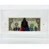 PAZBLANDINA - Dessin original Recto/Verso sur Dollar $ "Dark Vador" 6,6x15,6cm - 2024