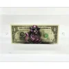 PAZBLANDINA - Dessin original sur Dollar $ "Panthère rose" 6,6x15,6cm - 2025