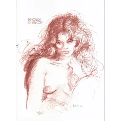 PECNARD Jacques - Lithographie originale "Béatrice d'Hirson" 56x38cm