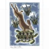 PICART LE DOUX Jean - Lithographie originale "Le Lièvre et la Tortue" 38x28cm - 1961