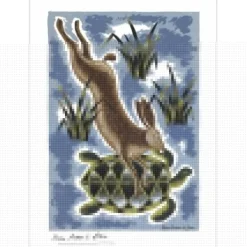 PICART LE DOUX Jean - Lithographie originale "Le Lièvre et la Tortue" 38x28cm - 1961