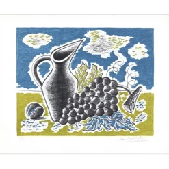 PICART LE DOUX Jean - Lithographie originale "La grappe" 50x65cm