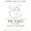 PICASSO Pablo - Lithographie "Picasso et la Paix" 65x48cm - 1981 - Edition numérotée !