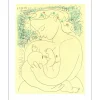 PICASSO Pablo - Lithographie "Maternité" 65x50m